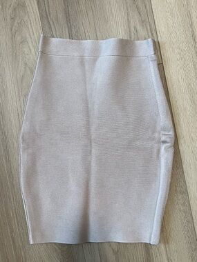 Marciano Light Beige Pencil Skirt
